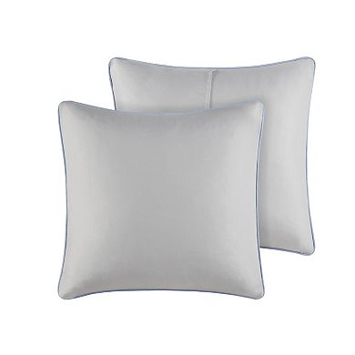 Madison Park Vera Luxury 8-Piece Floral Embroidered Microfiber Comforter Set with Pillows