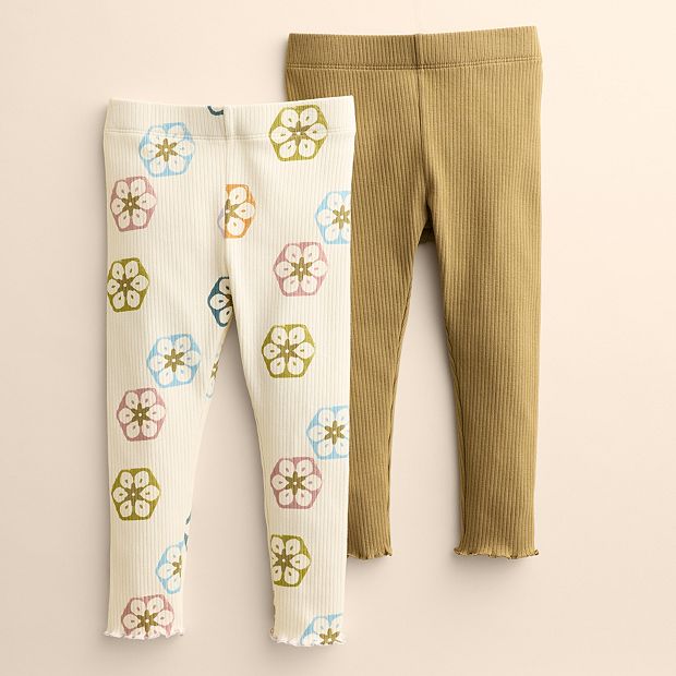 Toddler girl gold leggings hot sale
