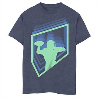 Boys 8-20 Neon Throwing Football Player Tee
