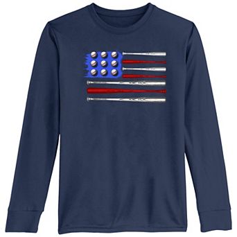 Boys 8-20 Balls And Bats USA Flag Tee