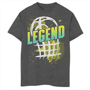 Boys 8-20 Basketball Legend Baller Ball And Net Tee