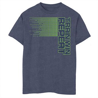 Boys 8-20 Train Win Repeat Code Sign Tee