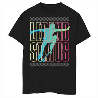 Boys 8-20 Skater Doing Ollie Legend Status Tee