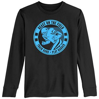 Boys 8-20 Football Beast On The Field Player Badge Tee