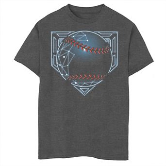Boys 8-20 Geo Baseball Constelation Glow Tee