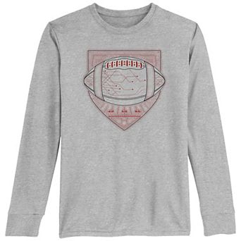 Boys 8-20 Geo Football Circuit Board Glow Tee