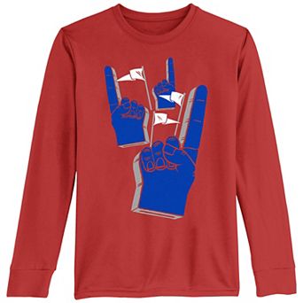 Boys 8-20 Go Team Finger Fan Foam Tee