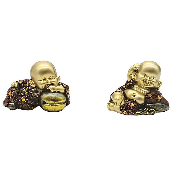 Fc Design 2 Pc Little Monk In Different Poses Set 4w Statue Feng Shui Decoration Religious 9949