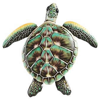 FC Design 16.5"W Green Sea Turtle Wall Plaque Home Décor Figurine Home Room Decor