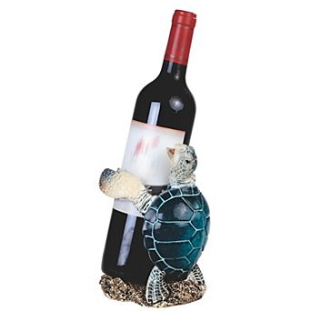 FC Design 8"H Sea Turtle Wine Rack Bottle Holder Dining Room Decoration Figurine Home Room Decor