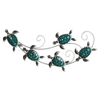 FC Design 27.5"W Sea Turtle Wall Plaque Marine Life Home Decoration Home Room Decor