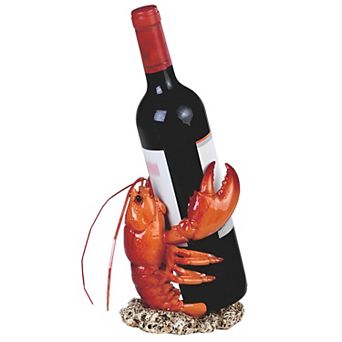 FC Design 7.5"H Red Lobster Wine Rack Bottle Holder Dining Room Decoration Figurine Home Room Decor