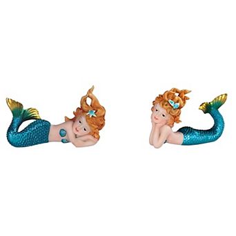 FC Design 2 pc Lovely Mini Mermaid 4.5"W Fantasy Decoration Figurine Set Home Room Decor