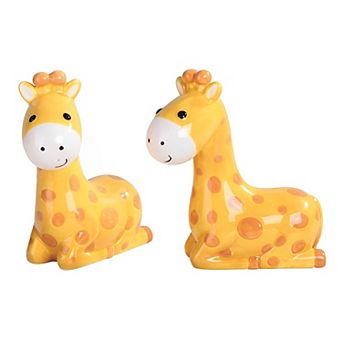 FC Design 2 pc Set 3.5"H Giraffe Salt & Pepper Shakers Animal Figurines Statue Decorative Home Room Decor
