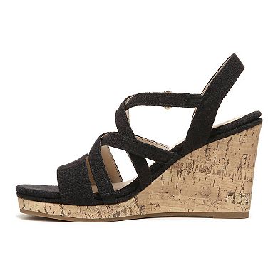 LifeStride Indigo Women's Strappy Wedge Sandals