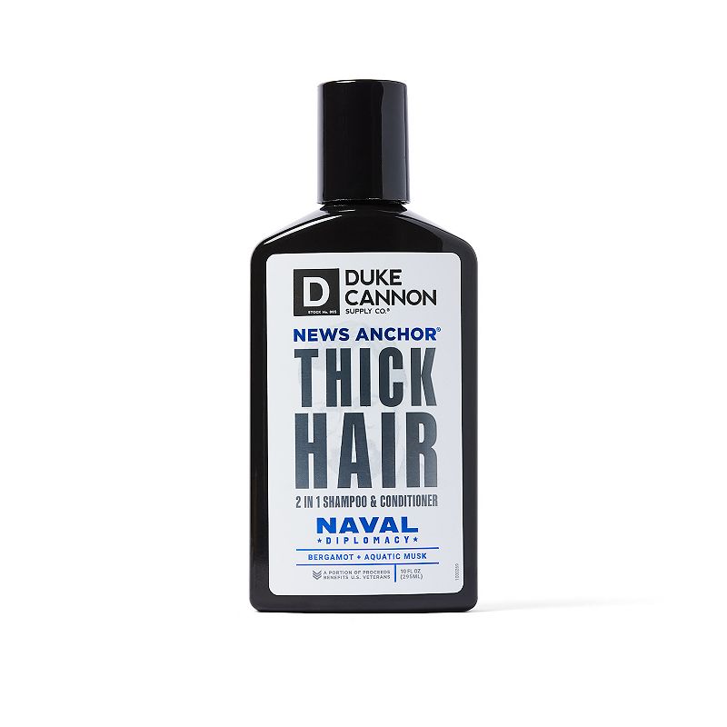 Duke Cannon Supply Co. News Anchor 2-in-1 Hair Wash - Naval, Multicolor