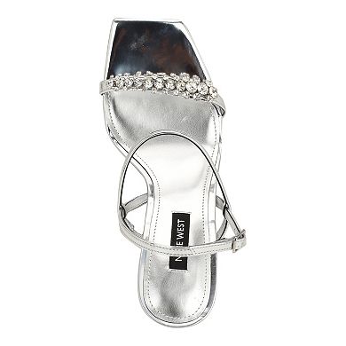 Nine West Oreece Women's Bridal Heeled Rhinestone Sandals