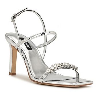 Nine West Oreece Women's Bridal Heeled Rhinestone Sandals