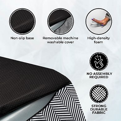 Precious Tails Striped High Density Foam 4 Steps Pet Stairs