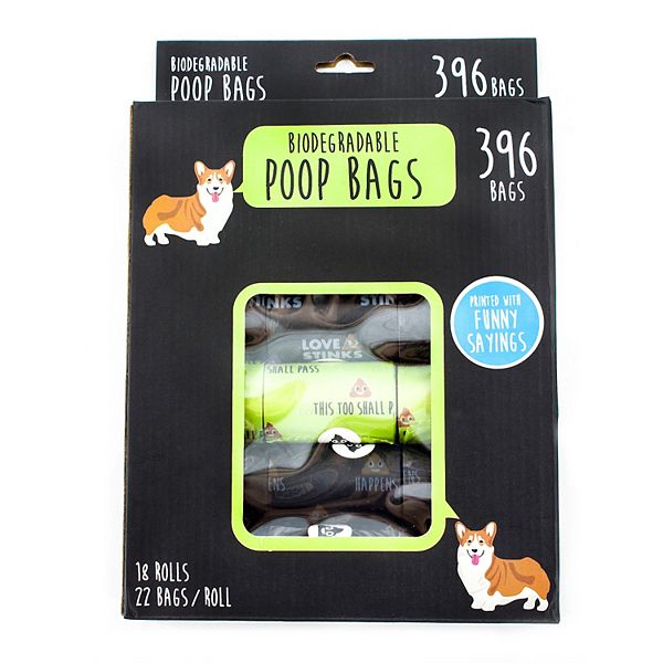 Precious Tails 396Count Humorous Biodegradable Pet Bags