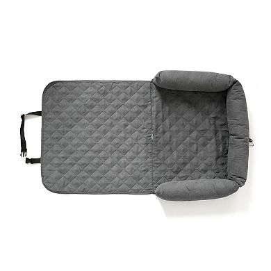 Precious Tails Quilted Bolster Car Seat Cover