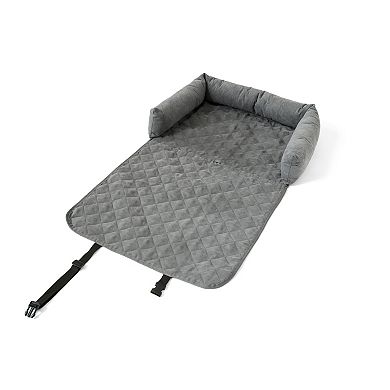 Precious Tails Quilted Bolster Car Seat Cover