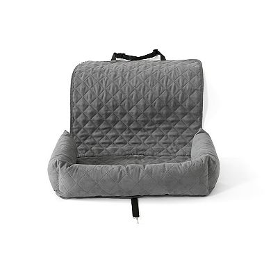 Precious Tails Quilted Bolster Car Seat Cover