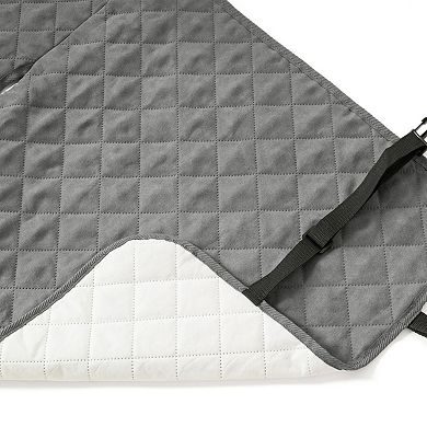 Precious Tails Quilted Bolster Car Seat Cover