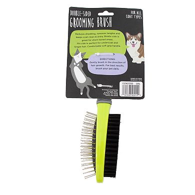Precious Tails Double Sided Pet Grooming Brush