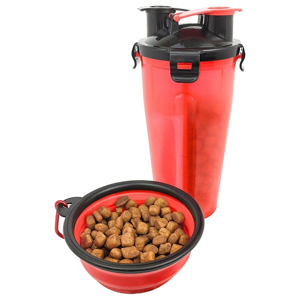 Precious Tails Portable Pet Food & Water Container
