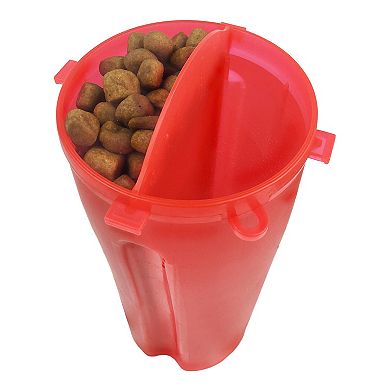 Precious Tails Portable Pet Food & Water Container