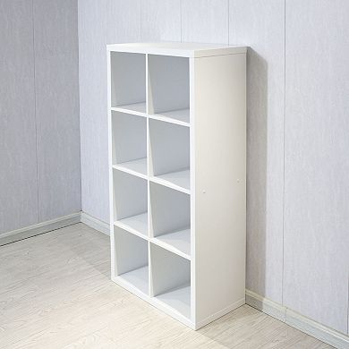 Smart Cube 8-Cube Organizer Storage with Opened Back Shelves