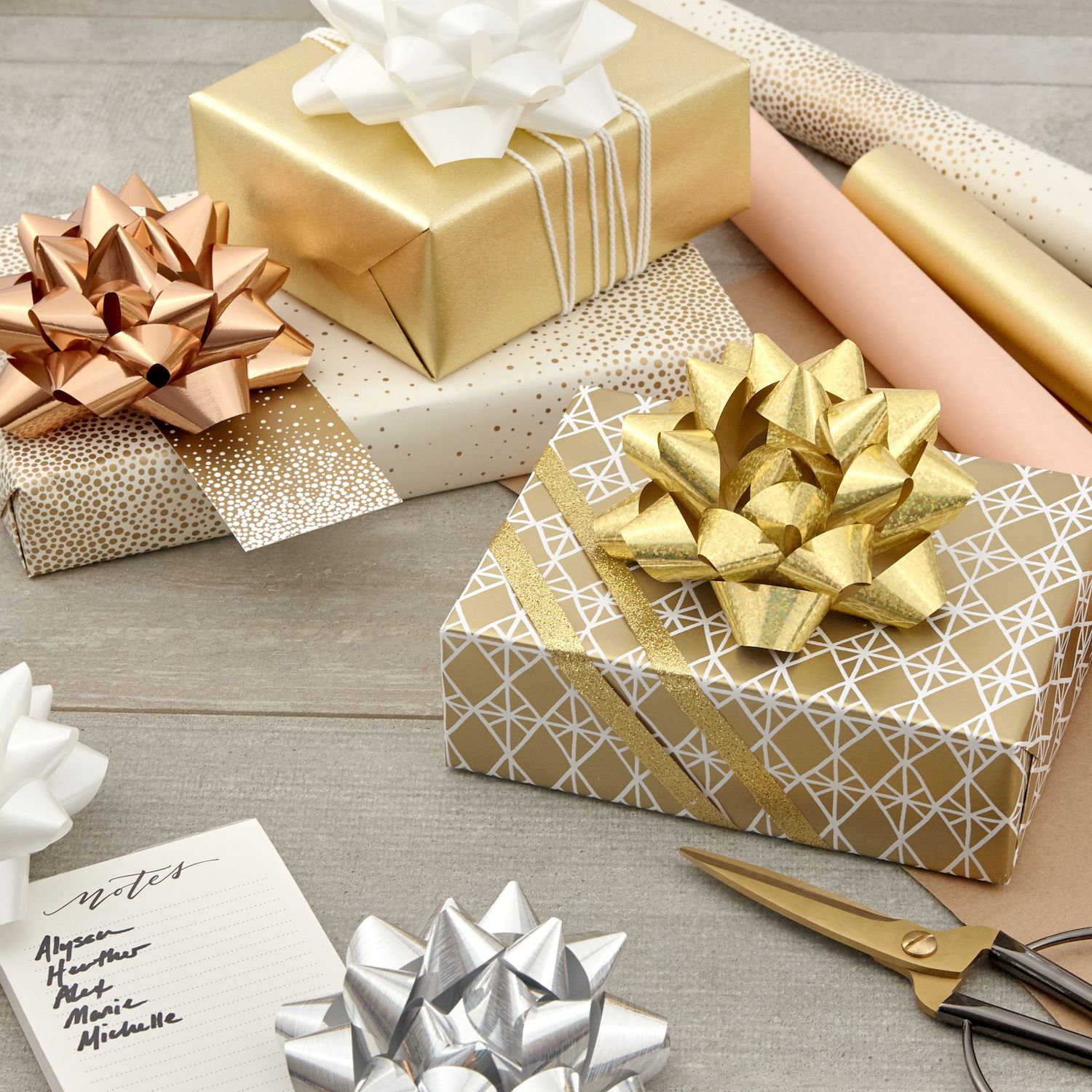 WRAPAHOLIC Glitter Gift Bow Assortment (12 WRAPAHOLIC