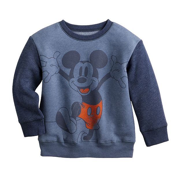 Blue mickey hot sale mouse sweatshirt