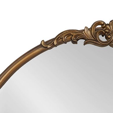 Kate and Laurel Arendahl Traditional Oval Ornate Wall Mirror