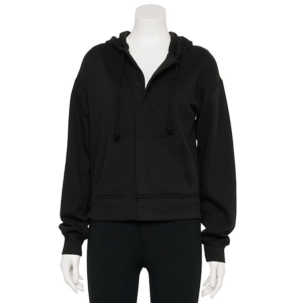 Juniors' SO® Adaptive Magnetic Zipper Fleece Hoodie