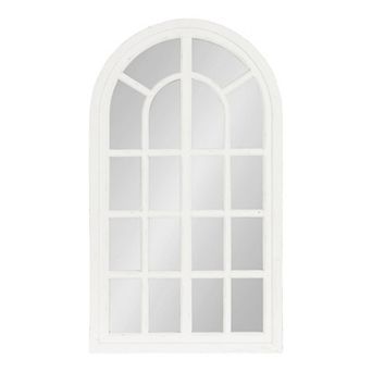 Kate and Laurel Boldmere Windowpane Arched Wall Mirror