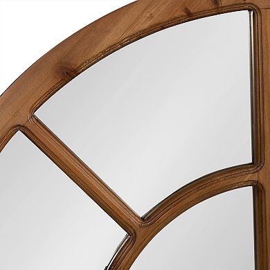 Kate and Laurel Boldmere Windowpane Arch Wall Mirror