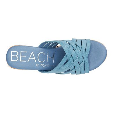Beach by Matisse Daydream Women's Heeled Slide Sandals