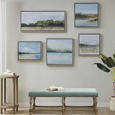 Martha Stewart Vista Landscape Gallery Framed Wall Art 5-piece Set