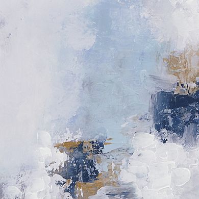 INK+IVY Blue Drift Abstract Gallery Framed Wall Art 5-piece Set