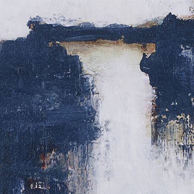INK+IVY Blue Drift Abstract Gallery Framed Wall Art 5-piece Set