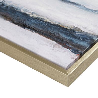 INK+IVY Blue Drift Abstract Gallery Framed Wall Art 5-piece Set