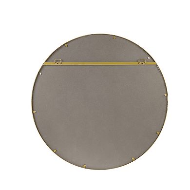 Martha Stewart Katonah Round Framed Wall Mirror