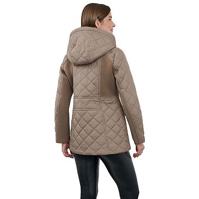 Women's London Fog Water-Resistant Quilted Jacket