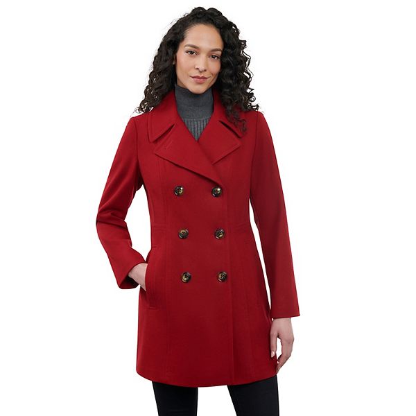 Women's Red Wool & Wool-Blend Coats