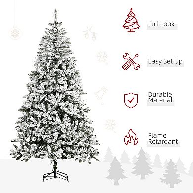 Artificial Christmas Tree 7.5' Indoor Realistic Holiday Decoration W/ Pine Shape