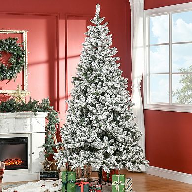 Artificial Christmas Tree 7.5' Indoor Realistic Holiday Decoration W/ Pine Shape