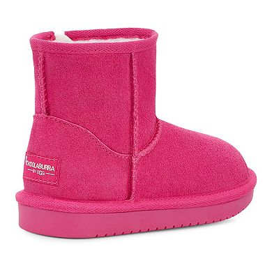 Koolaburra by UGG Girls' Mini Suede Winter Boots