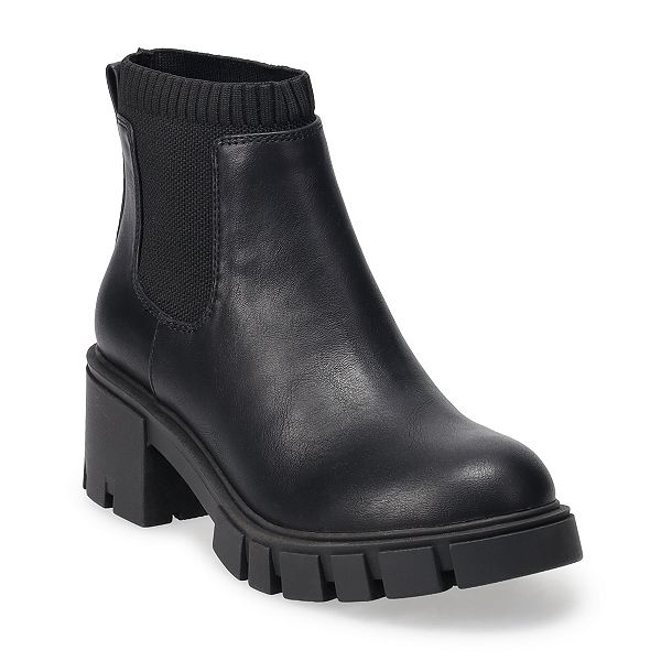 Chunky Chelsea Ankle Boots